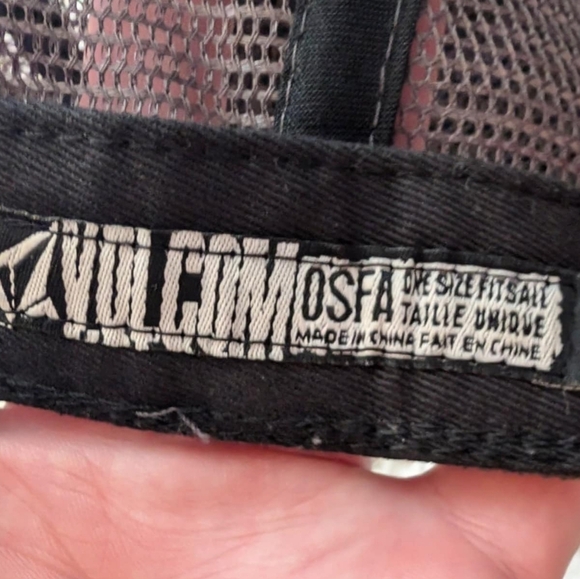 Volcom y2k osfa black/blue snapback hat - Picture 5 of 5